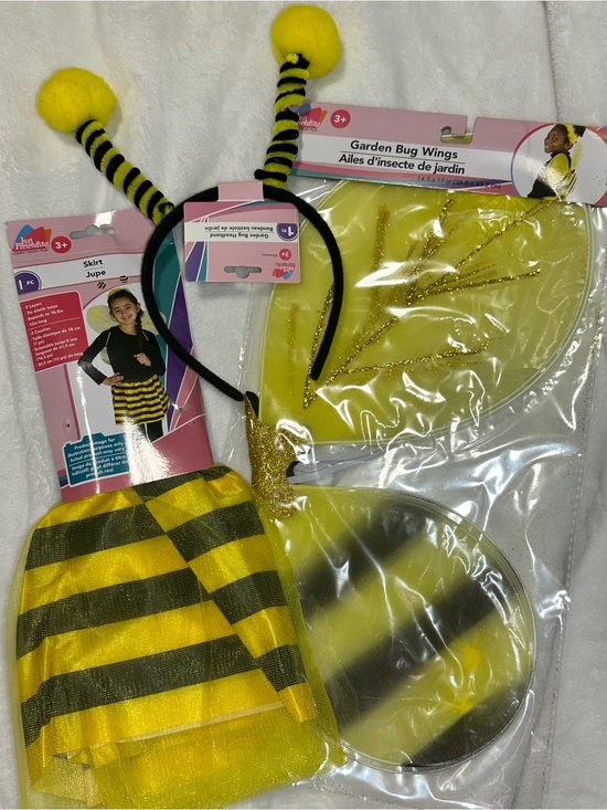 Other - Bumblebee Costume 3 PC Set Skirt, Wings, & Headband Dress Up ⚡️ FAST SHIPPING